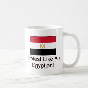Taza De Café Protesta Como Un Egipcio