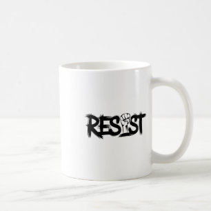 Taza De Café Protesta política anti Trump Resist Trump