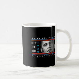 Taza De Café Protesta Política Patriótica De Obama 2028 En Eeuu