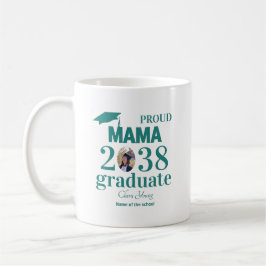 Taza De Café Proud mama personalized graduation
