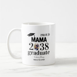 Taza De Café Proud mama personalized graduation