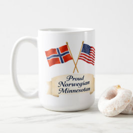 Taza De Café Proud Norwegian Minnesotan Heritage Coffee Mug