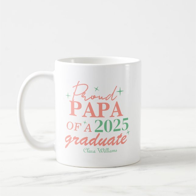 Taza De Café Proud papa of a graduate (Izquierda)