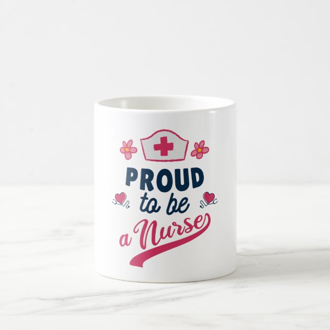 Taza De Café Proud to be a Nurse (Centro)