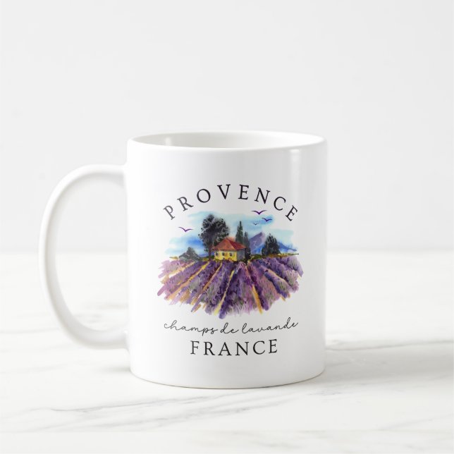 Taza De Café Provence France – Lavender Fields (Izquierda)