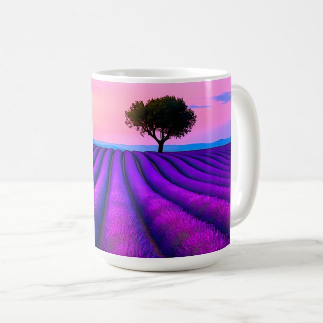 Taza De Café Provence Lavender Bliss (Anverso derecho)