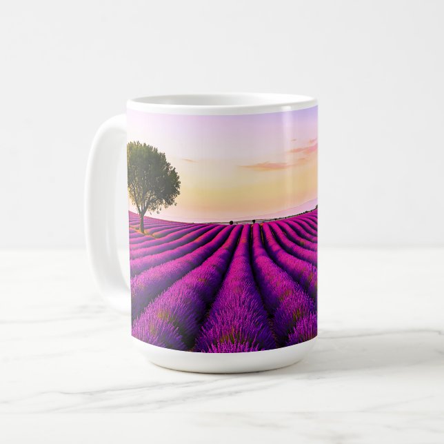 Taza De Café Provenza Lavender Serenity (Anverso izquierdo)