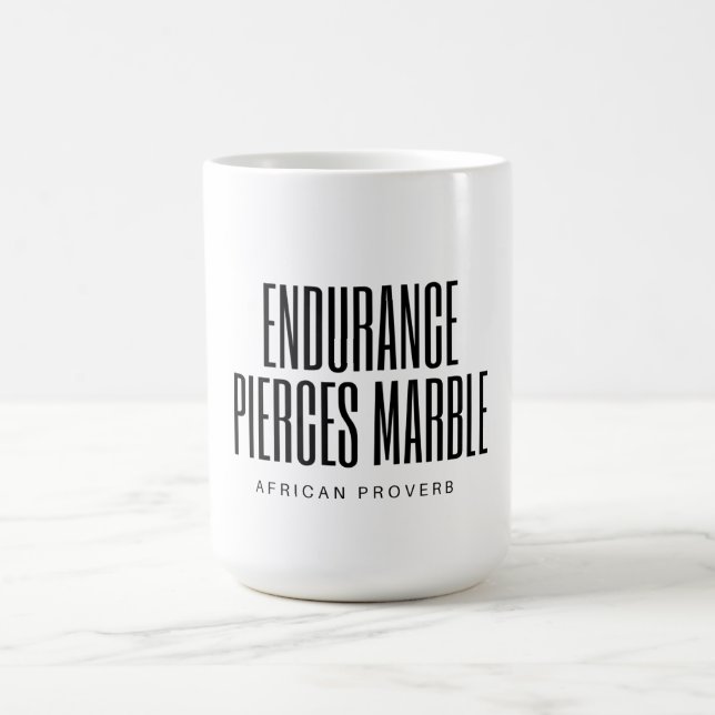 Taza De Café Proverbio africano (Centro)