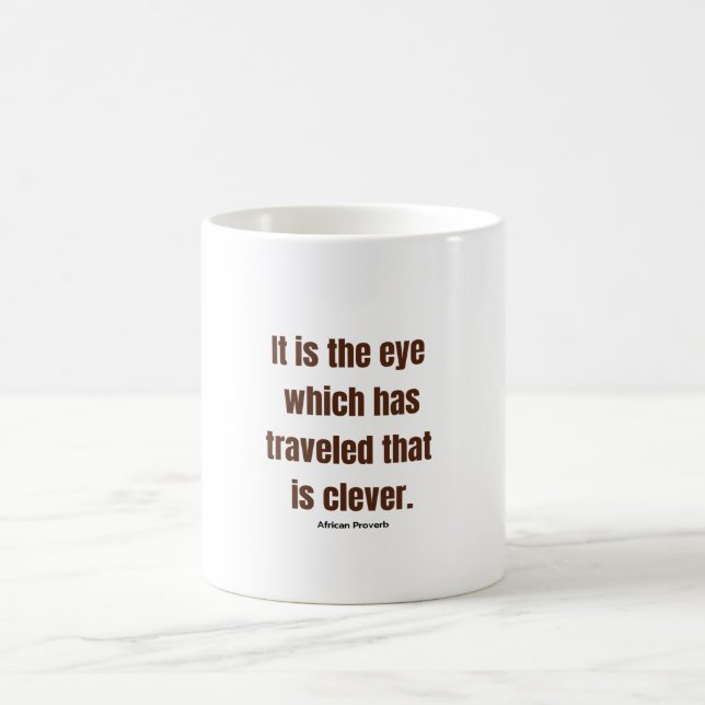 Taza De Café Proverbio africano (Centro)