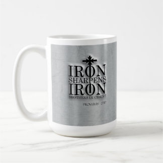 Taza De Café Proverbios 27:17 Iron Sharpens Iron Mug, Gift Cup
