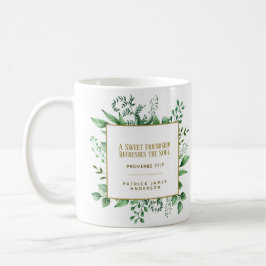 Taza De Café Proverbios 27:9 Un Dulce Regalo Personalizado Amis