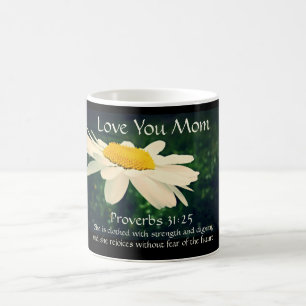 Taza De Café Proverbios 31:25, Día de la Madre, Personalizado d