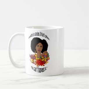 Taza De Café Proverbios africanos de mujeres negras citan arte 