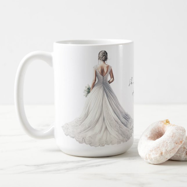 Taza De Café Proverbs 18:22 Wedding Coffee Mug (Con donut)