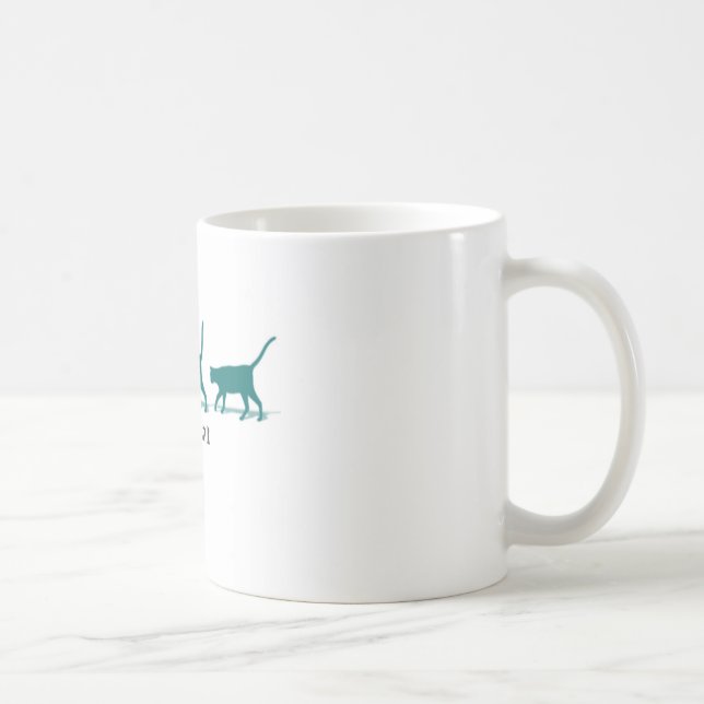 Taza De Café Prowl de gato (Derecha)