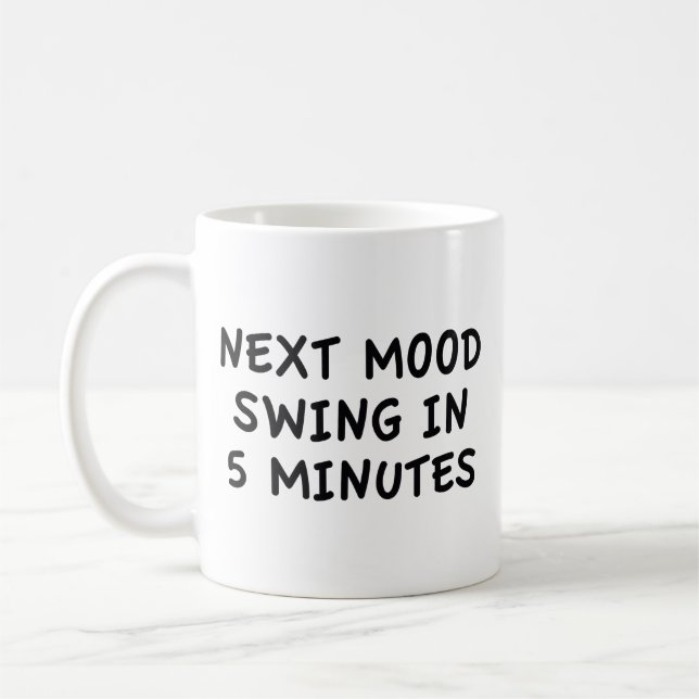 Taza De Café Próxima Swing En 5 Minutos Coffee Mug (Izquierda)