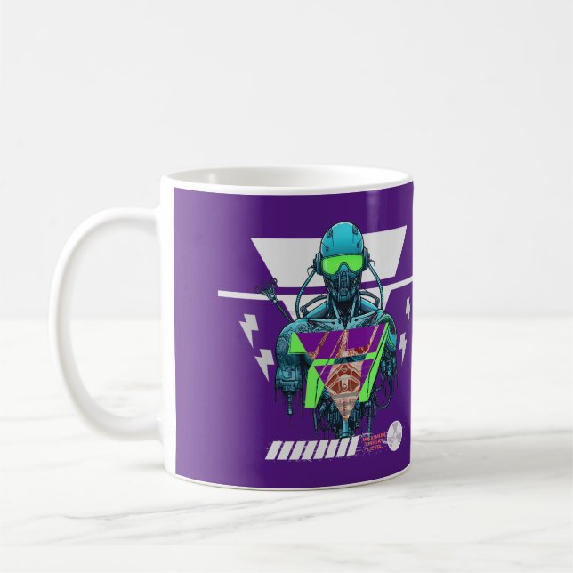 Taza De Café Proyecto Cyberpunk (Izquierda)