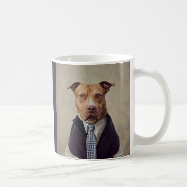Taza De Café Proyecto de mascotas del refugio - general Patton (Derecha)