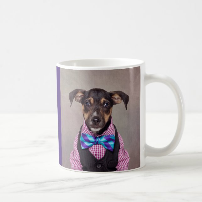 Taza De Café Proyecto de mascotas del refugio - tirón (Derecha)