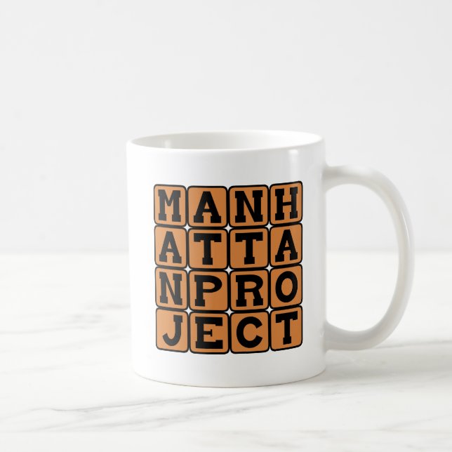 Taza De Café Proyecto Manhattan, proyecto ultrasecreto de la Se (Derecha)
