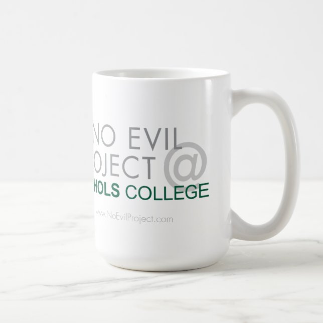 Taza De Café Proyecto No Evil en Nichols College Mug - Exhibici (Derecha)