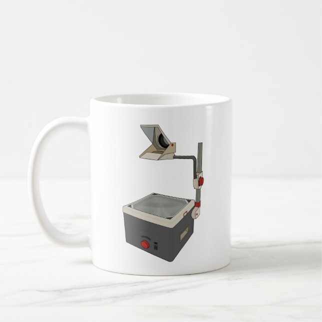 Taza De Café Proyector superior OHP 80s 90s (Izquierda)