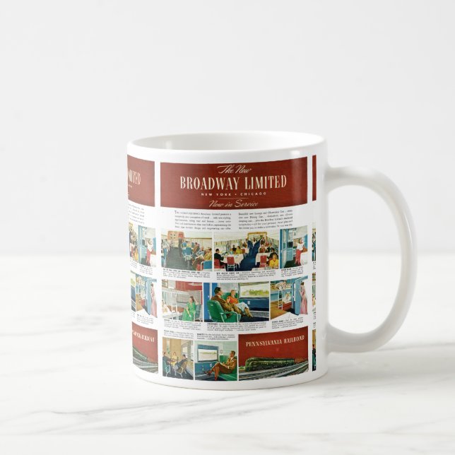 Taza De Café PRR New Broadway Limited (Derecha)
