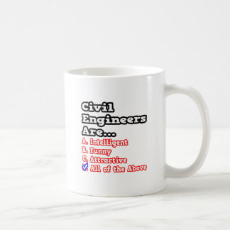 Taza De Café Prueba de ingeniero civil...Chiste