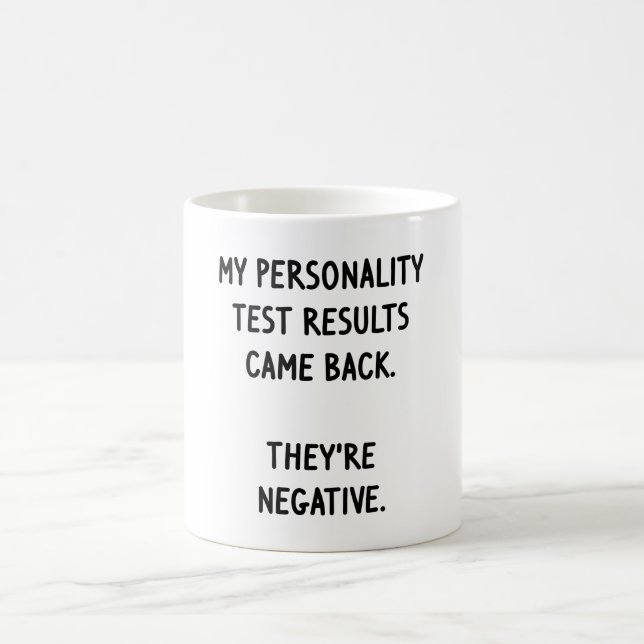 Taza De Café Prueba de Personalidad (Centro)