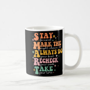 Taza De Café Prueba de profesores divertida en Smart Test Day S
