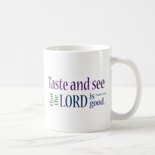 Taza De Café Pruebe y vea… 34:8 del salmo
