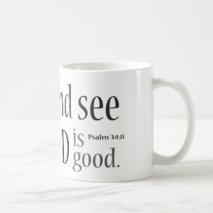Taza De Café Pruebe y vea… 34:8 del salmo