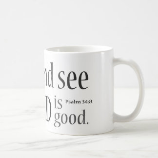 Taza De Café Pruebe y vea… 34:8 del salmo