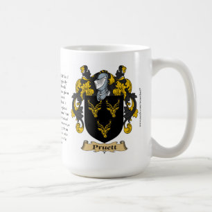 Taza De Café Pruett, el origen, el significado y el escudo