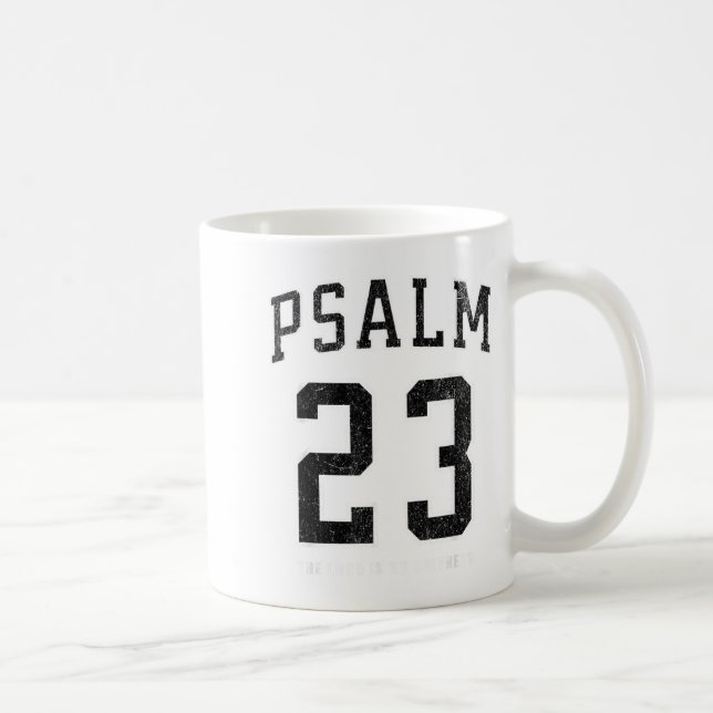 Taza De Café Psalm 23 Jersey  (Derecha)