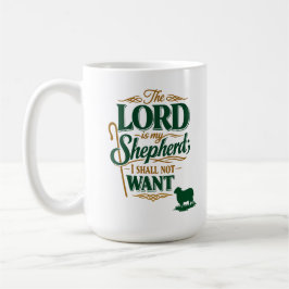 Taza De Café Psalm 23 The Lord Is My Shepherd Mug