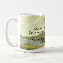 Taza De Café Psalms 23:1-3 Coffee Mug