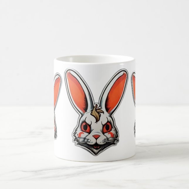 Taza De Café Psicodelia Bunny Psicoclásico (Centro)