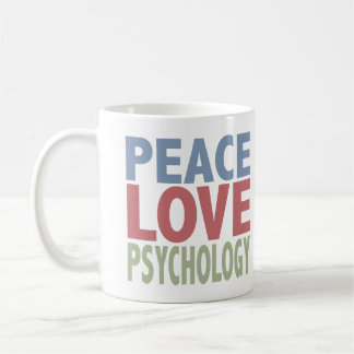 Taza De Café Psicología del amor de la paz