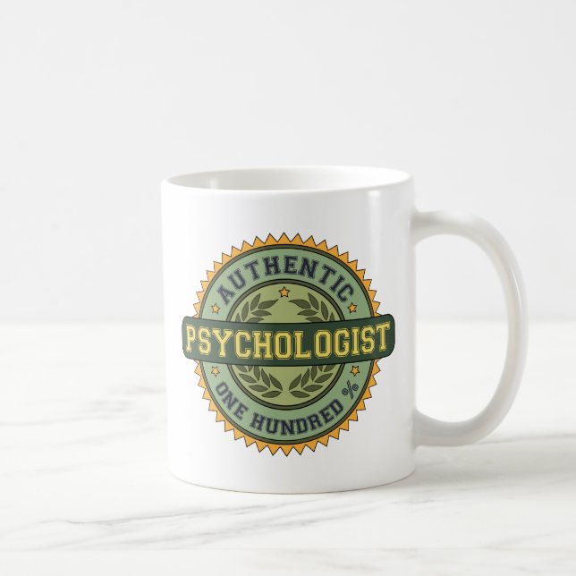 Taza De Café Psicólogo auténtico (Derecha)