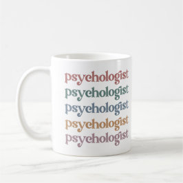 Taza De Café Psicólogo Retro Graduación Estudiantil de Psicolog