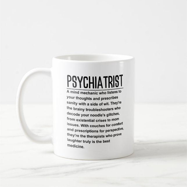 Taza De Café Psiquiatra (Izquierda)