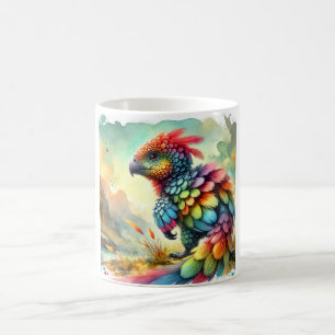 Taza De Café Psittacosaurus in vibrant light 200824AREF134 - Wa