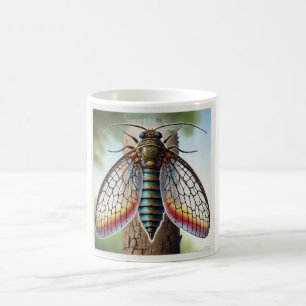 Taza De Café Psocid Insect Dorsal View 280824IREF211 - Watercol