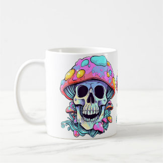 Taza De Café Psychedelic Forest Festival Edm Skull Dj