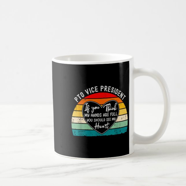 Taza De Café Pto Vice President Appreciation School Parent Volu (Derecha)