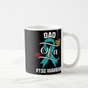 Taza De Café Ptsd Awareness Leopard Estrés postraumático D