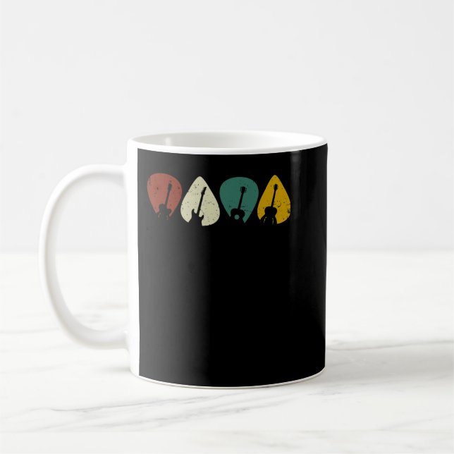 Taza De Café Púa de guitarra acústica Guitarista Musicver (Izquierda)