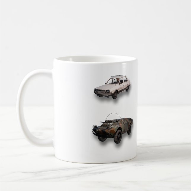 Taza De Café PUBG Rides Mug (Izquierda)