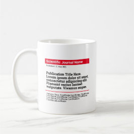 Taza De Café Publicación personalizada Clásica Mug - Rojo